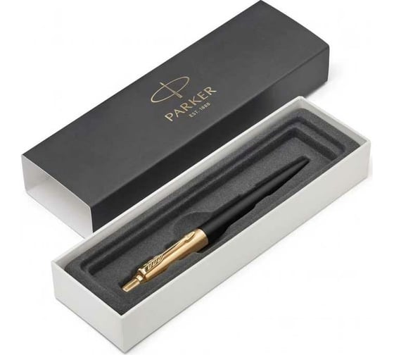 Шариковая ручка Parker Jotter Luxe - Bond Street Black GT, M 1953202