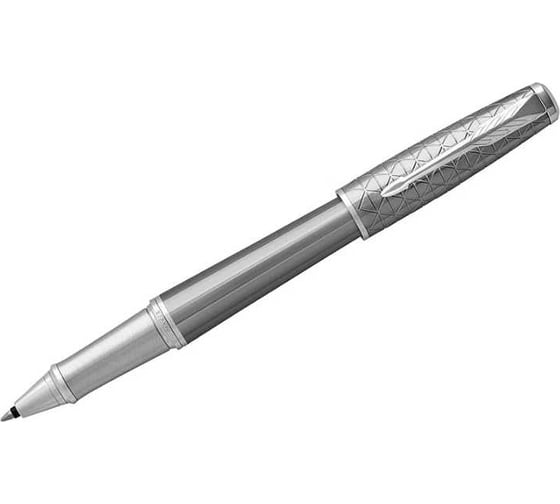 Ручка-роллер Parker Urban Premium -Silvered Powder CT, F, BL 1931586