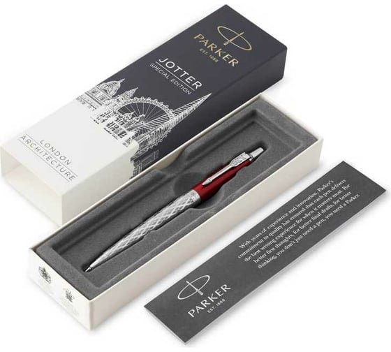 Шариковая ручка Parker Jotter K175 SE London Architecture - Classical Red, M 2025827
