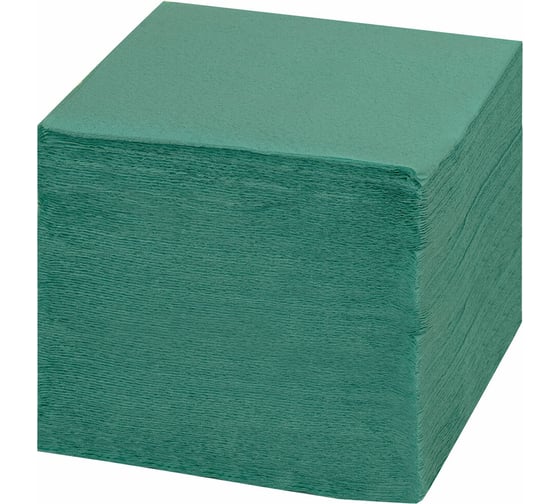 Бумажные салфетки LAIMA Big Pack 400 шт., 24x24 см, зеленые, 100 целлюлоза 114728
