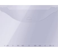 Папка-конверт OfficeSpace с перфорацией по длинной стороне и застежкой 267527