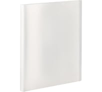 Папка OfficeSpace с 20 вкладышами, А4, 17 мм, 400 мкм, пластик, серая полупрозрачная 300647