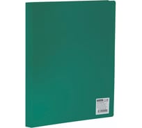 Папка OfficeSpace F10L5280 с 10 вкладышами, А4, 9 мм, 400 мкм, пластик, зеленая F10L5_280