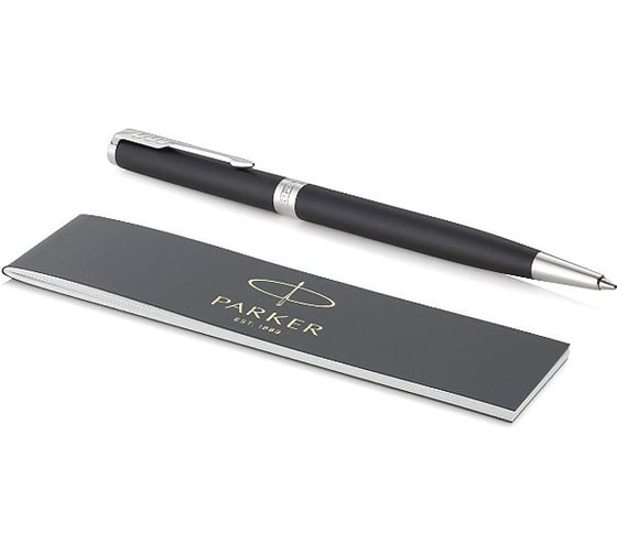 Шариковая ручка Parker Sonnet Core - Matte Black CT SLIM, M, BL 1931525