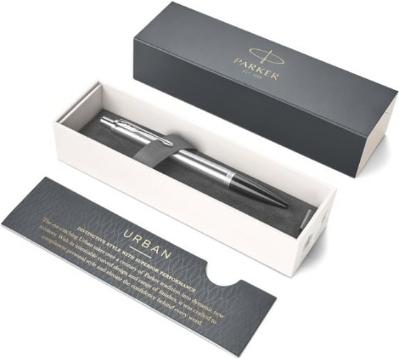 Шариковая ручка Parker Urban Core - Metro Metallic CT, M 1931580