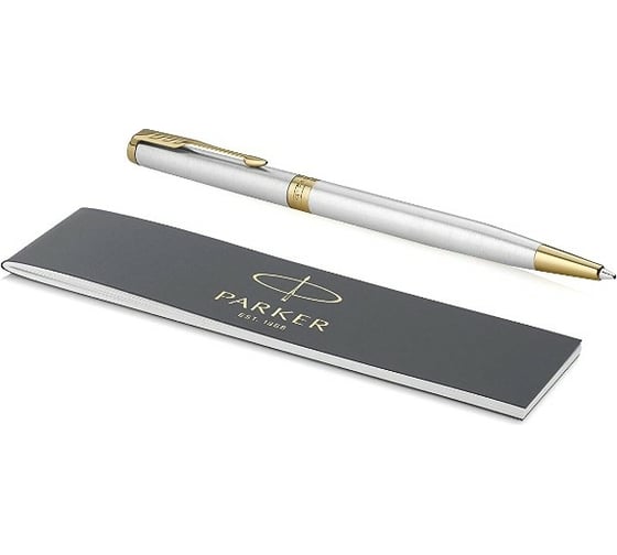 Шариковая ручка Parker Sonnet Core Slim - Stainless Steel GT, M, BL 1931508
