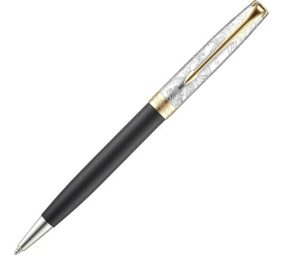 Шариковая ручка Parker Sonnet - Matte Black GT, M 2054837 1