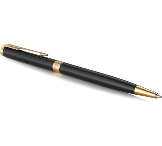 Шариковая ручка Parker Sonnet Core Slim - LaqBlack GT, M, BL 1931498