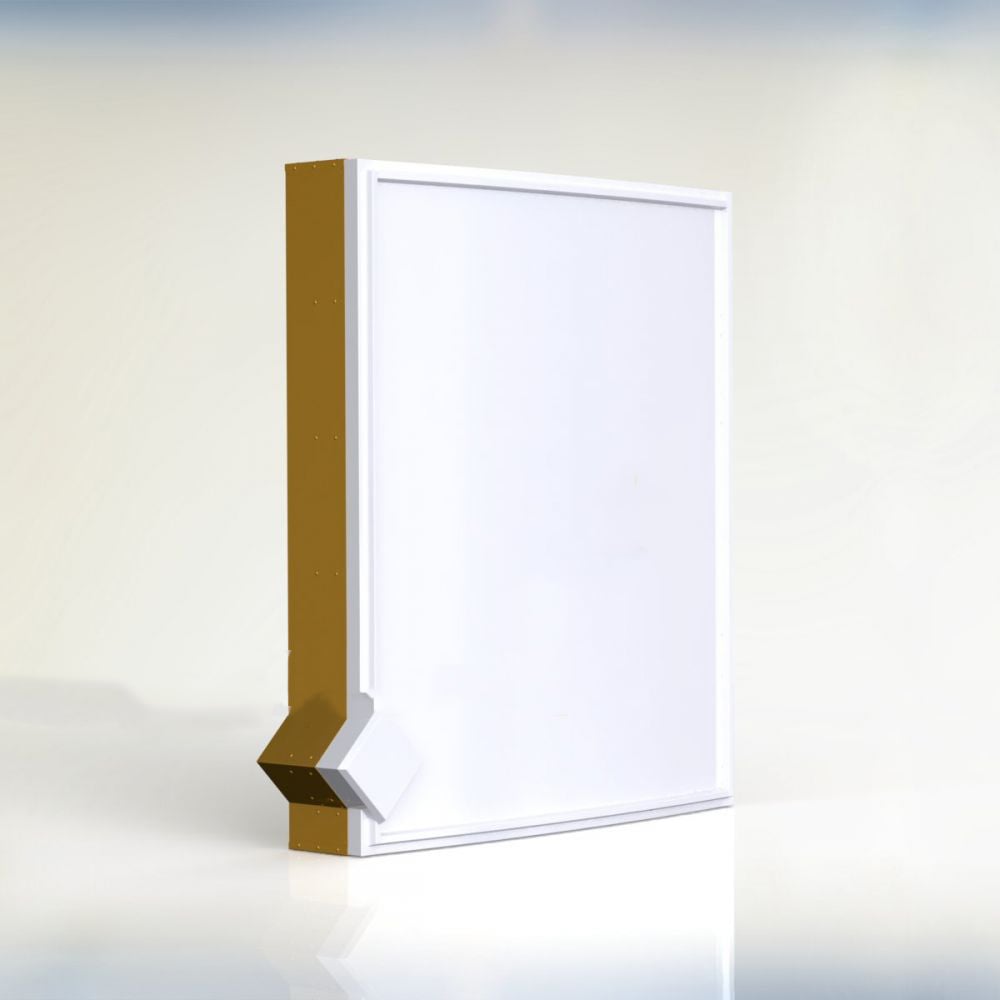 Односторонний рекламный короб PALITRA TECHNOLOGY с направлением ...