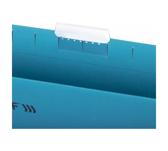 Подвесные папки STAFF А4/foolscap 404x240 мм до 80 листов, комплект 10 шт, синие, картон 270933
