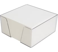 Кубарик РАНТИС прозрачный, тонированный, с белой бумагой, 9x9x4.5 см РПБ02