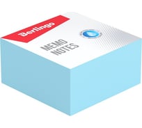 Блок для записи Berlingo standard 9x9х4.5 см, голубой ZP7619