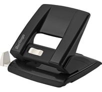 Дырокол Berlingo power tx 20 л, металлический, с фиксатором и линейкой, черный KPh_20182