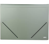 Папка-органайзер DELI Start e5551 на резинке, горизонтальная, А4, 12 отделений, рр, 0,75 мм, в ассортименте 1406492