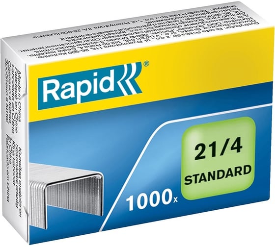 Скобы Rapid Standard 21/4, 1000 шт. 24867600