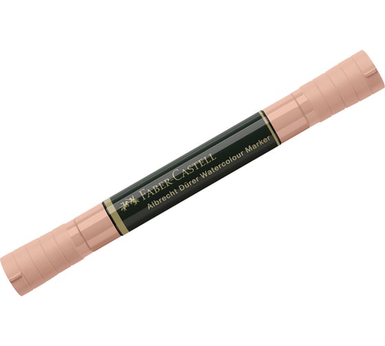 Пигментированный акварельный маркер Faber-Castell albrecht dürer, цвет 132 бежево-красный, двухсторонний, кистевой/пулевидный 160432 1