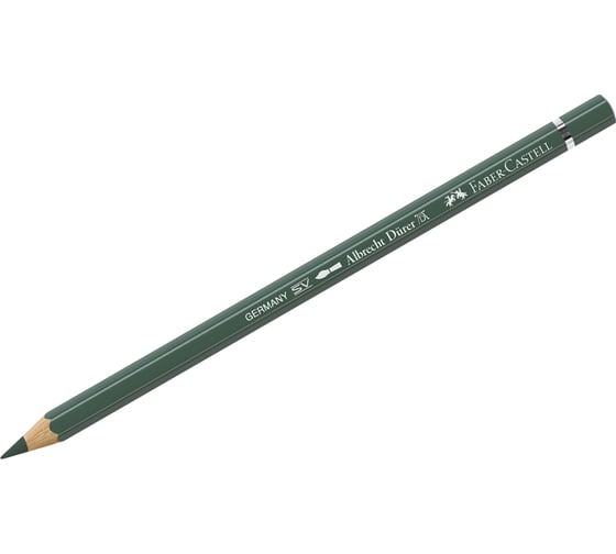 Художественный акварельный карандаш Faber-Castell albrecht dürer, цвет 165 зеленый можжевельник 117665 1