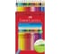 Цветные карандаши Faber-Castell grip, 36 цветов, трехгранные, заточенные, картонная коробка, европодвес 112442 3