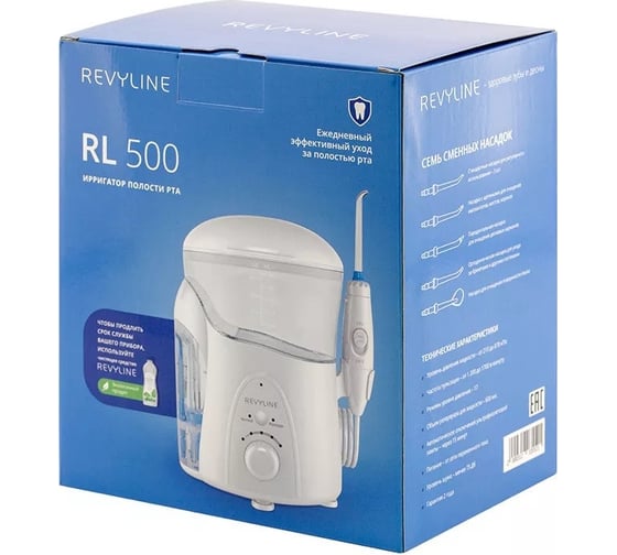 Стационарный ирригатор Revyline RL500, цвет белый 4743