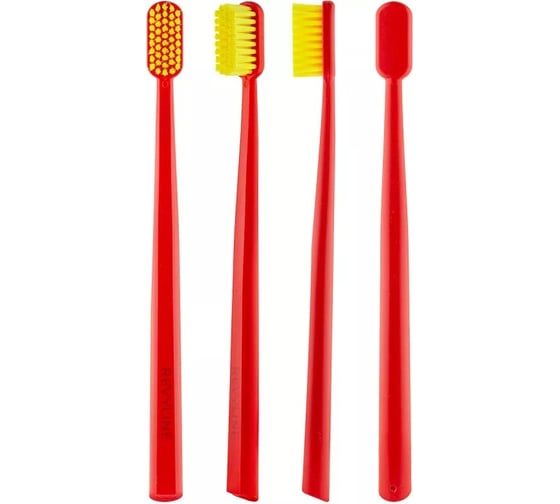 Зубная щетка Revyline SM6000 Smart красная с желтой щетиной 6933