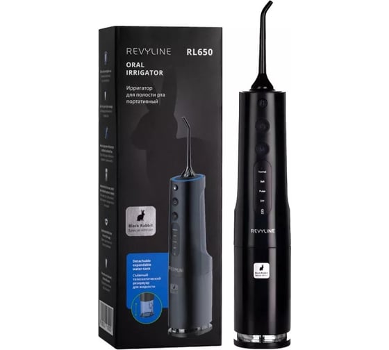 Портативный ирригатор Revyline RL 650, цвет черный 5732