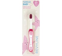 Детская зубная щетка Revyline Baby, S3900, розовая, Soft 7068