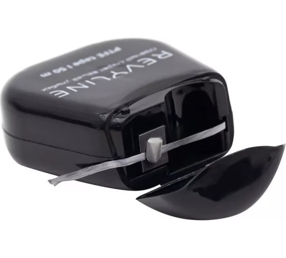 Зубная нить Revyline PTFE Black Edition, мятная вощеная, 50 м 5519