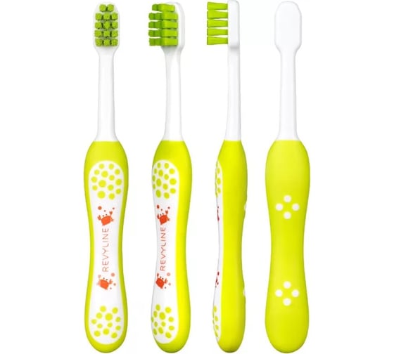 Детская зубная щетка Revyline Baby, S3900, желтая, Soft 7071