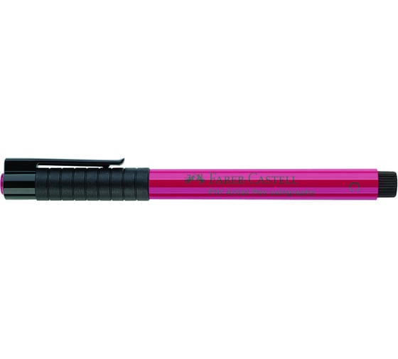 Капиллярная ручка Faber-Castell pitt artist pen calligraphy цвет 127 розовый кармин, с 2.5 мм, пишущий узел каллиграфический 167527 1