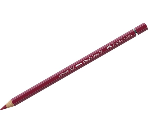 Художественный акварельный карандаш Faber-Castell albrecht dürer, цвет 225 темно-красный 117725 1
