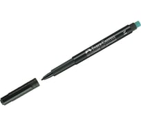 Маркер перманентный Faber-Castell "Multimark permanent" M, черный, пулевидный, 1,0мм, 10 шт. 152599