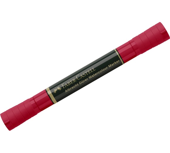Пигментированный акварельный маркер Faber-Castell albrecht dürer, цвет 219 глубокий ало-красный, двухсторонний, кистевой/пулевидный 160419