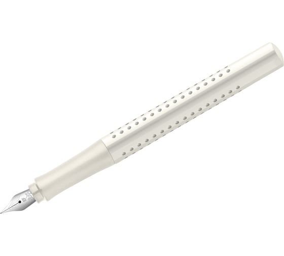 Перьевая ручка Faber-Castell grip 2010 синяя, ef 0.5 мм, трехгранный, корпус кокосовое молоко 140823