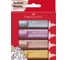 Набор текстовыделителей Faber-Castell tl 46 metallic 4 цвета, 1-5 мм, блистер 154640 1