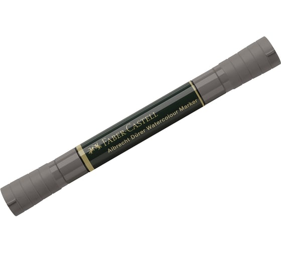 Пигментированный акварельный маркер Faber-Castell albrecht dürer, цвет 273 теплый серый iv, двухсторонний, кистевой/пулевидный 160573