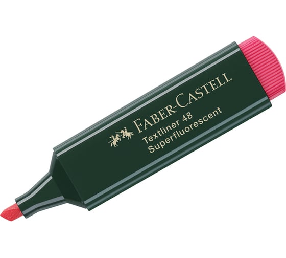 Текстовыделитель Faber-Castell 48 красный, 1-5 мм 154821