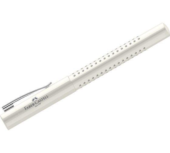 Перьевая ручка Faber-Castell grip 2010 синяя, b 1,0мм, трехгранный, корпус кокосовое молоко 140821