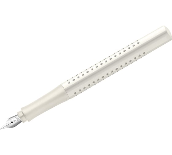 Перьевая ручка Faber-Castell grip 2010 синяя, b 1,0мм, трехгранный, корпус кокосовое молоко 140821