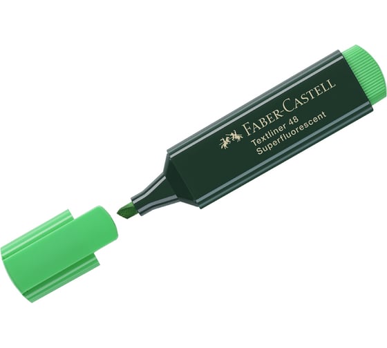 Текстовыделитель Faber-Castell 48 зеленый, 1-5 мм 154863