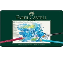 Художественные акварельные карандаши Faber-Castell albrecht dürer, 60 цветов, металлическая коробка 117560