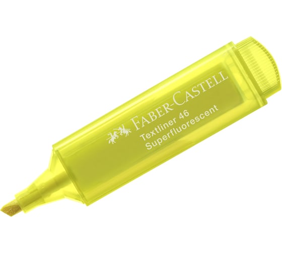 Текстовыделитель Faber-Castell 46 superfluorescent флуоресцентный желтый, 1-5 мм 154607