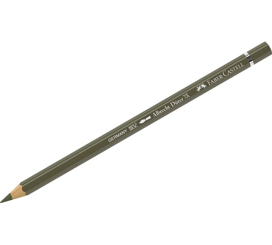 Художественный акварельный карандаш Faber-Castell albrecht dürer, цвет 173 оливково-желтый 117673 1