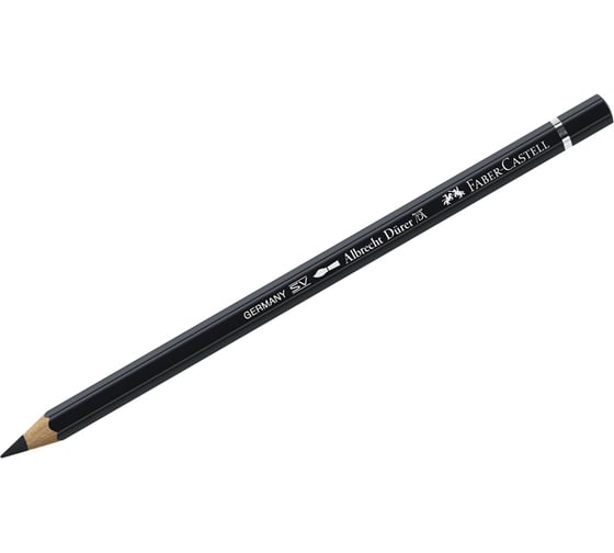 Художественный акварельный карандаш Faber-Castell albrecht dürer, цвет 199 черный 117699 1