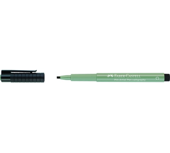 Капиллярная ручка Faber-Castell pitt artist pen calligraphy цвет 272 теплый серый iii, 2.5 мм, пишущий узел каллиграфический 167972
