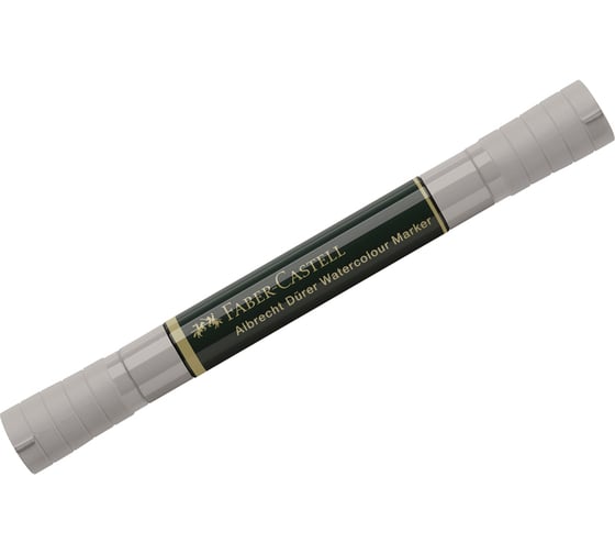Пигментированный акварельный маркер Faber-Castell albrecht dürer, цвет 272 теплый серый iii, двухсторонний, кистевой/пулевидный 160572 1