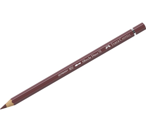 Художественный акварельный карандаш Faber-Castell albrecht dürer, цвет 169 красно-коричневый 117669 1