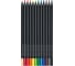 Цветные карандаши Faber-Castell black edition, 12 цветов, трехгранные, черное дерево, заточенные, картон 116412 2