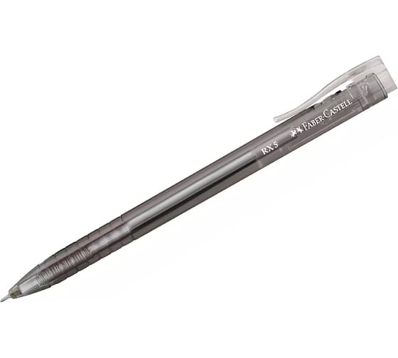 Автоматическая шариковая ручка Faber-Castell rx5 черная, 0.5 мм, черный корпус 545399 1