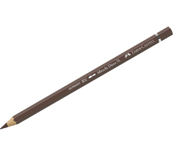 Художественный акварельный карандаш Faber-Castell albrecht dürer, цвет 176 ван дик коричневый 117676 1
