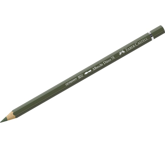 Художественный акварельный карандаш Faber-Castell albrecht dürer, цвет 174 хром зеленый непрозрачный 117674